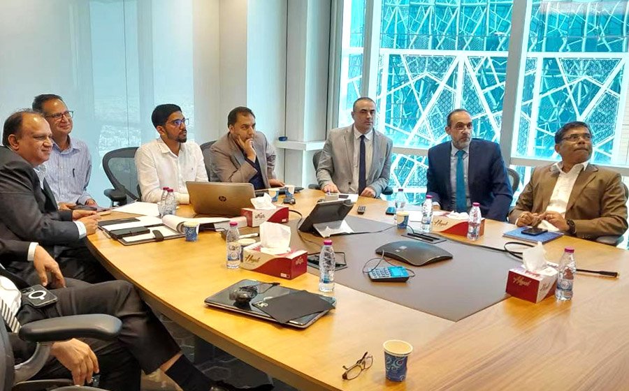 Meeting with clients