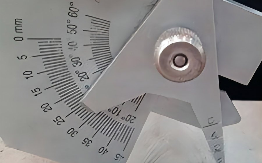 Butt weld width check 