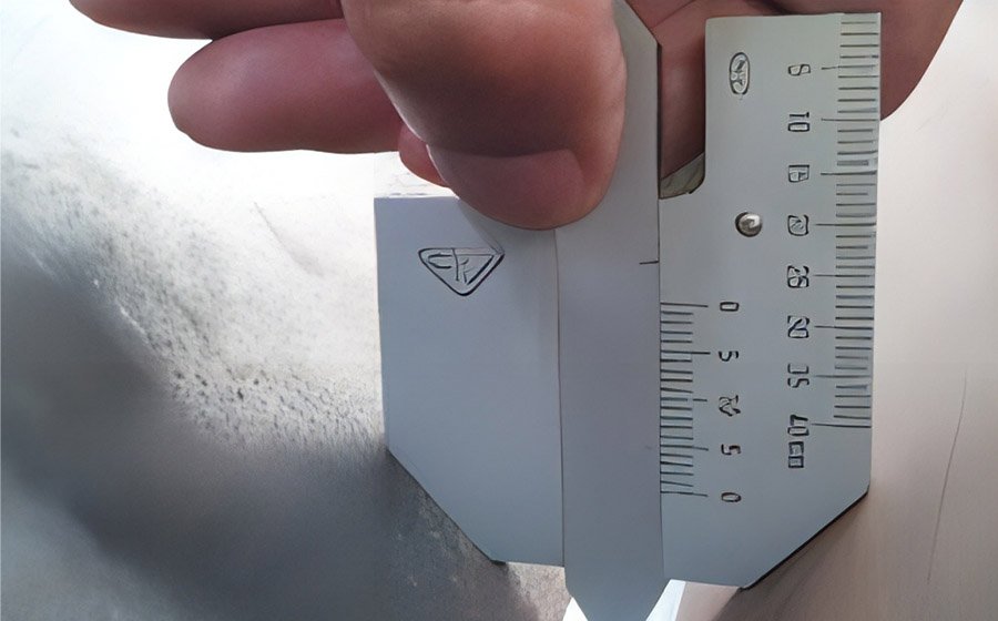 Fillet weld effective throat check