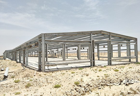 54sets  Poultry house 55000m2 for Qatar BY-210