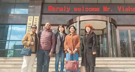 BY STEEL STRUCTURE Group welcomed Mr. Vishan from Maldives for a visit to our steel structure manufacturing facility.