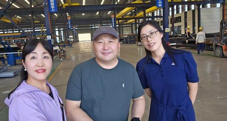 BY Steel Structure Group welcomes International Clients to Inspect Steel Structure Intelligent Manufacturing, Exploring New Opportunities for Green Building Cooperation